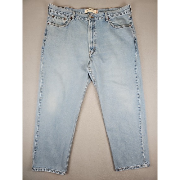 VTG Levi's 550 Relaxed Fit Jeans Men's Size 42x29 Blue Light Wash Denim Y2K 06' - Picture 1 of 9